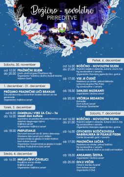 Božično-novoletne prireditve